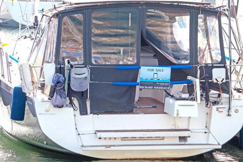 Slide: The Image of 2022 Beneteau Oceanis 461 sailboat for sale, docked at marina. - 76