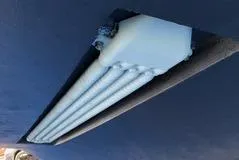 Slide: The Image of Nordhavn 46 (1990) boat hull detail with underwater exhaust system. - 21