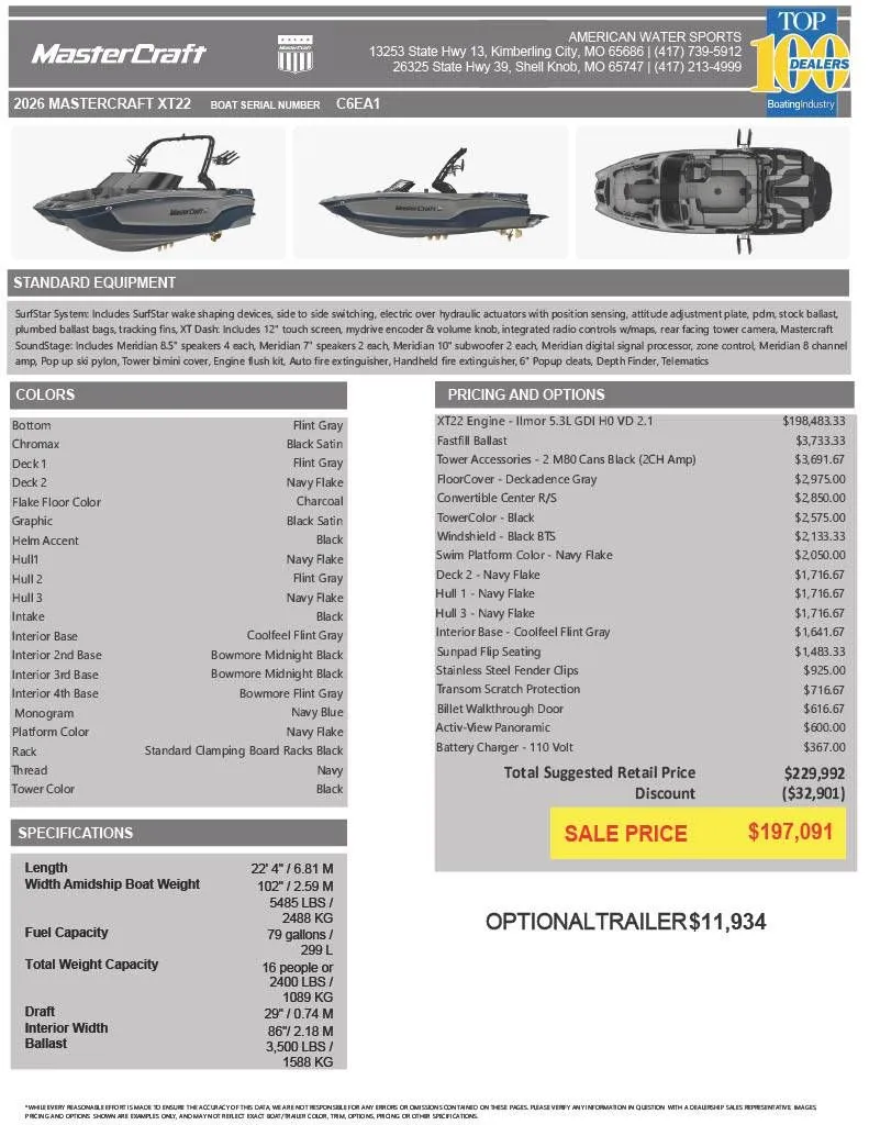 Slide: The Image of MasterCraft XT22 2026 - 61
