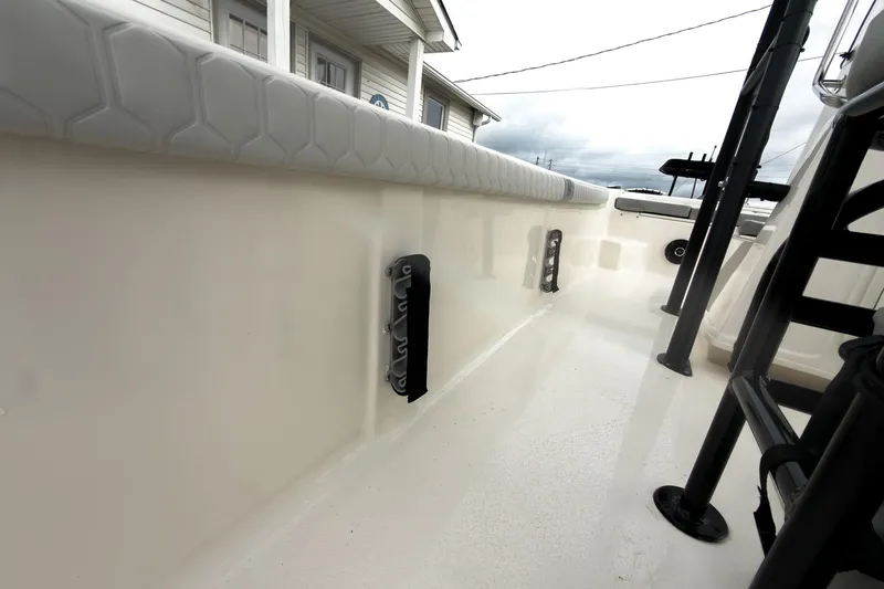 Slide: The Image of 2026 Carolina Skiff 21 LS boat interior, showcasing sleek design and modern features. - 18