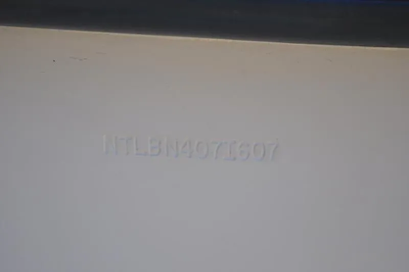 Slide: The Image of Hull identification number on 2007 Grady-White Seafarer 226 boat. - 37