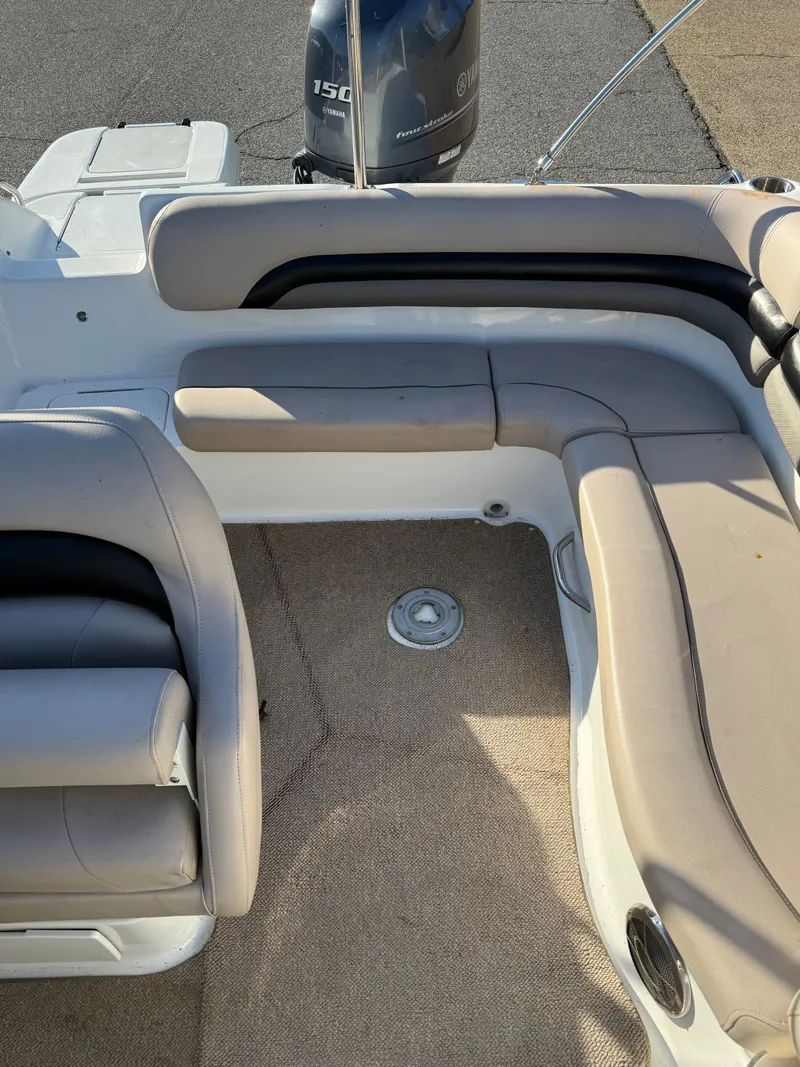 Slide: The Image of Interior of a 2013 Hurricane 217 SunDeck OB boat. - 9