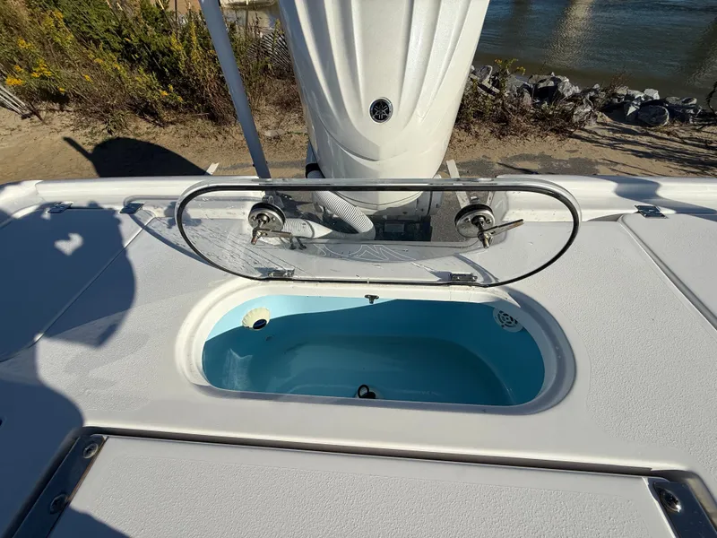 Slide: The Image of Livewell on a 2024 Tidewater 2500 Carolina Bay Custom boat. - 15
