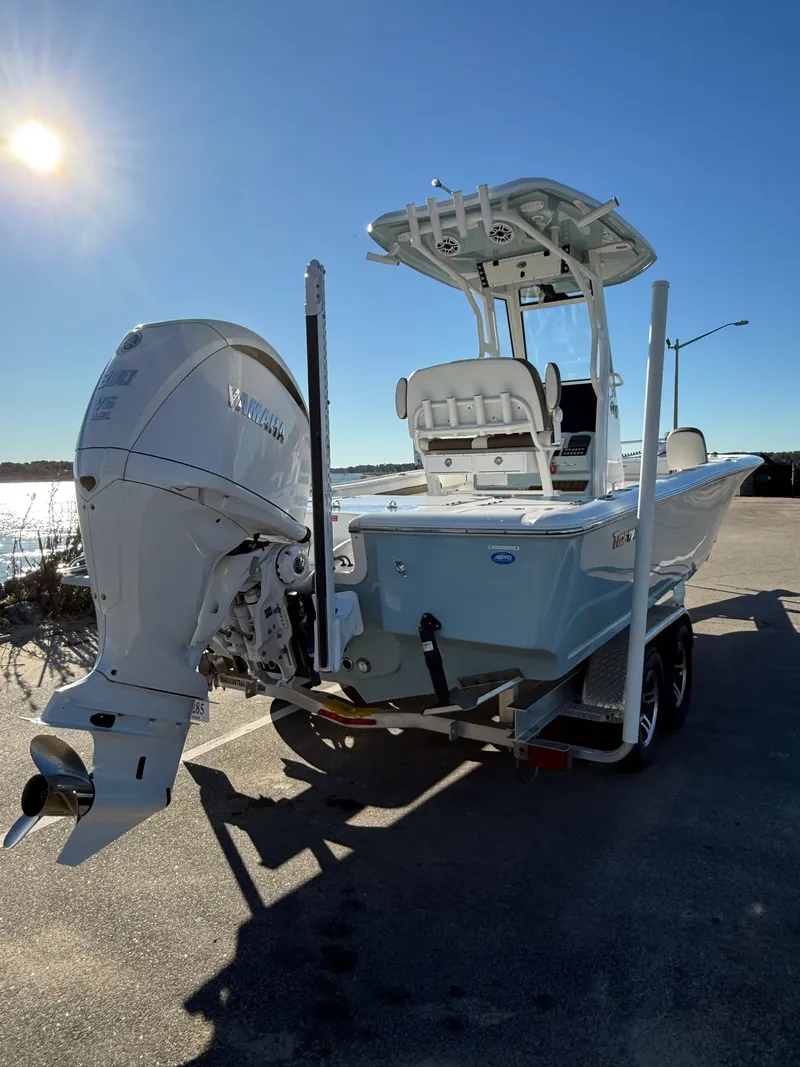 Slide: The Image of 2024 Tidewater 2500 Carolina Bay Custom boat in sunlight. - 2