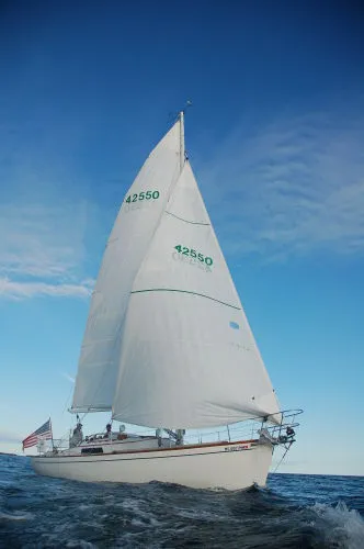 Slide: The Image of Patten Marine Custom Sloop 1989 - 1