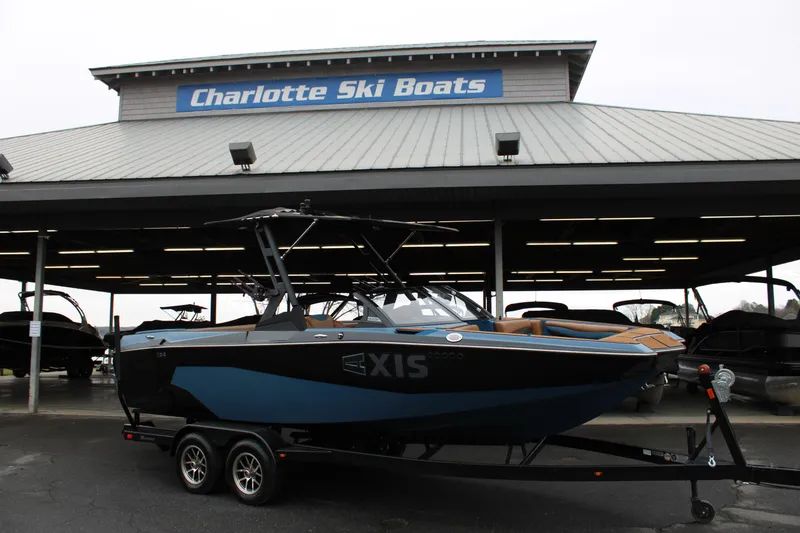 Slide: The Image of Axis A225 boat 2023 at Charlotte Ski Boats. - 17