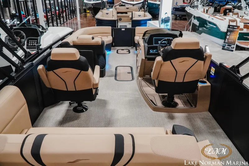 Slide: The Image of Interior of 2026 Evotti 725CS boat at Lake Norman Marina showroom. - 18