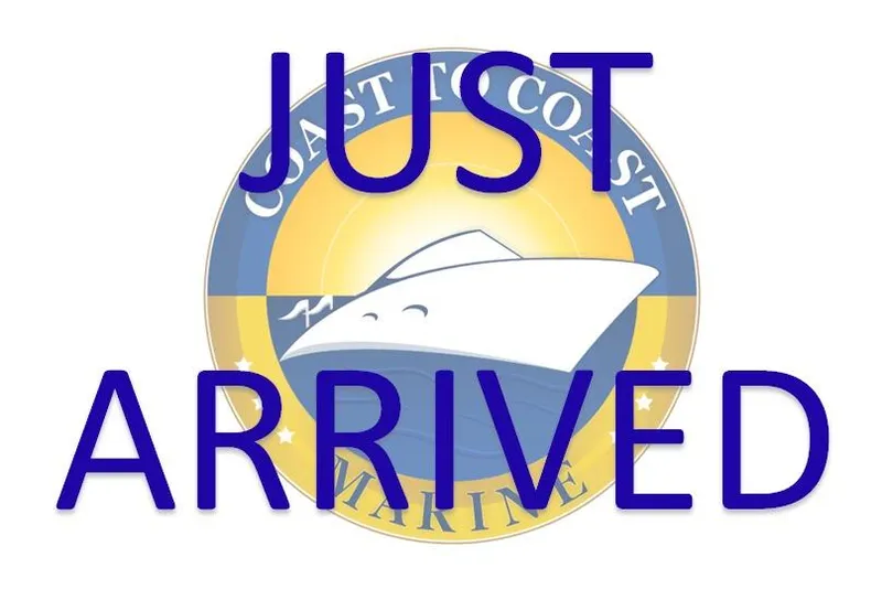 The Image of 2026 Avalon Platinum Catalina 2585 Elite pontoon boat on trailer, sunny day. - 0