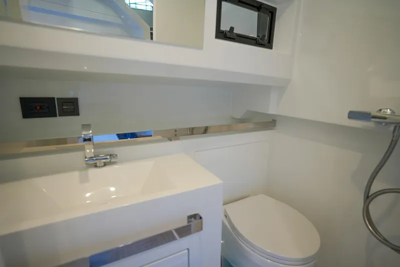 Slide: The Image of Modern bathroom on the 2026 De Antonio Yachts D36. - 30