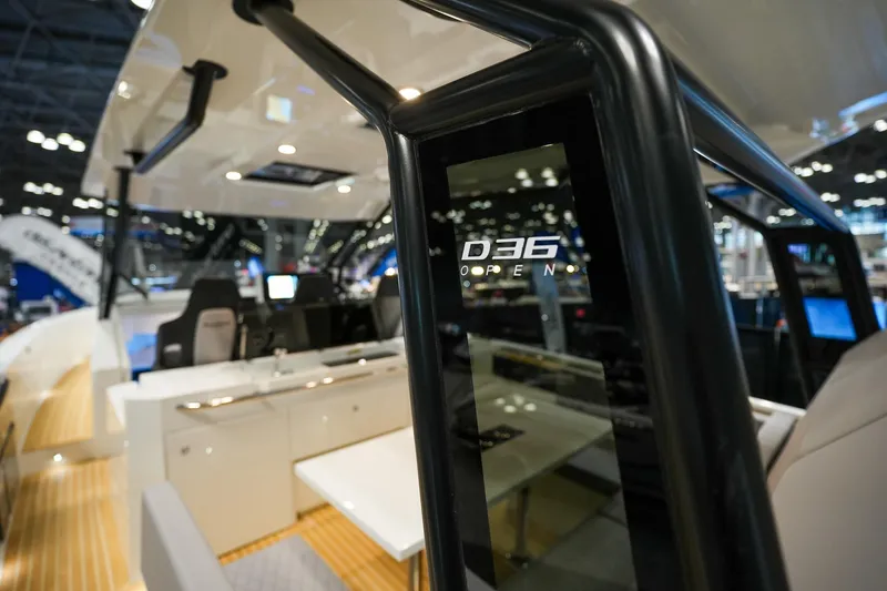 Slide: The Image of De Antonio Yachts D36 Open 2026, modern interior design. - 21