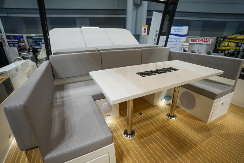Slide: The Image of Interior of De Antonio Yachts D36, modern design, 2026 model. - 8