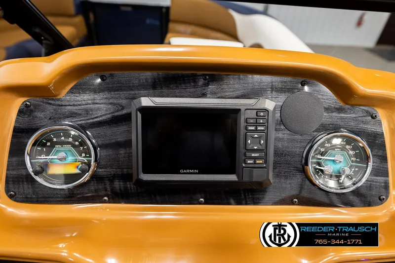 Slide: The Image of Dashboard of 2026 Avalon LSZ ELW with Garmin display and gauges. - 31