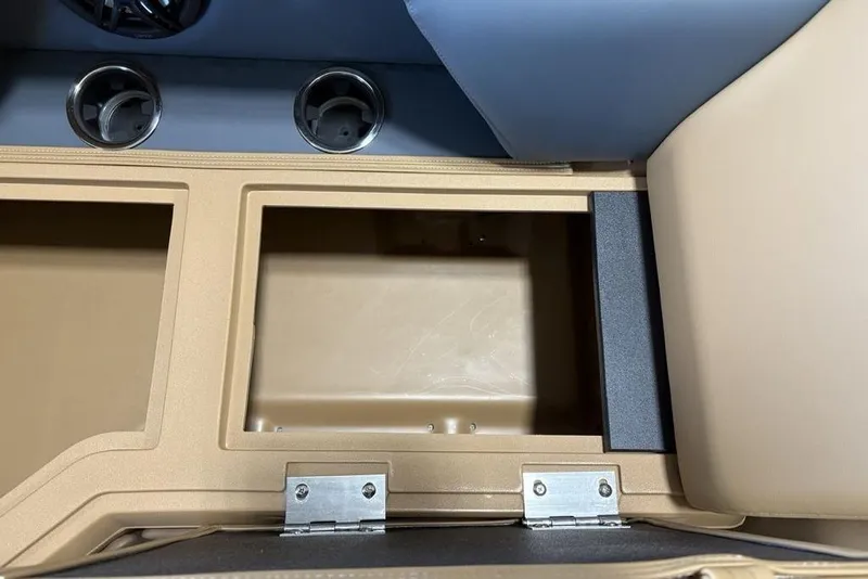 Slide: The Image of Interior storage compartment of 2026 Godfrey Sweetwater 2286 QS boat. - 8