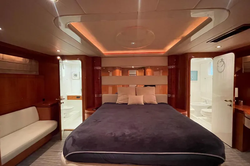 Slide: The Image of Master Cabin w/ port and starboard heads - 13