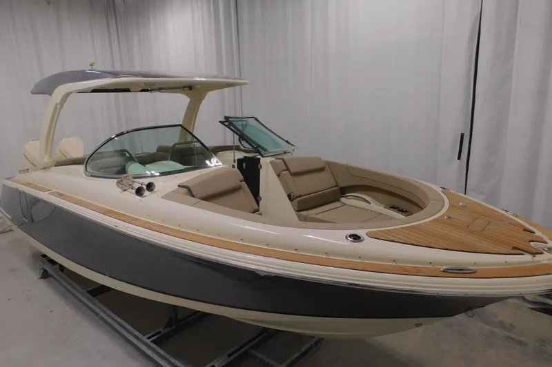 The Image of 2024 Chris-Craft Launch 31 GT boat with sleek design and luxurious seating. - 0