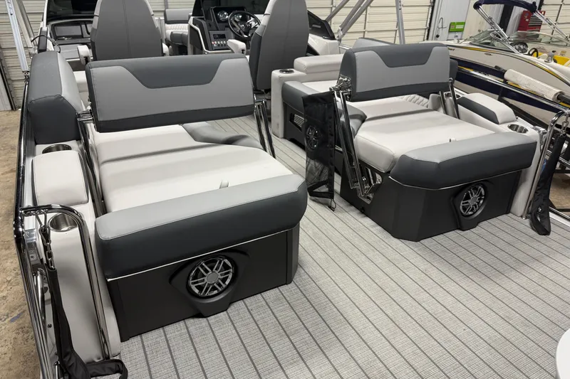 Slide: The Image of 2026 Avalon Catalina Quad Lounger Shift Windshield interior with luxurious seating and modern design. - 4