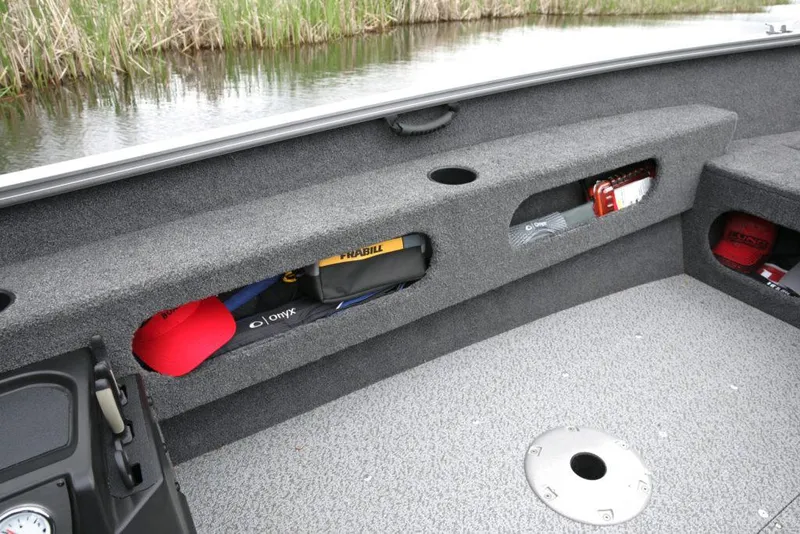 Slide: The Image of Manufacturer Provided Image: 2021 Lund 1775 Pro Guide boat interior storage compartments. - 27