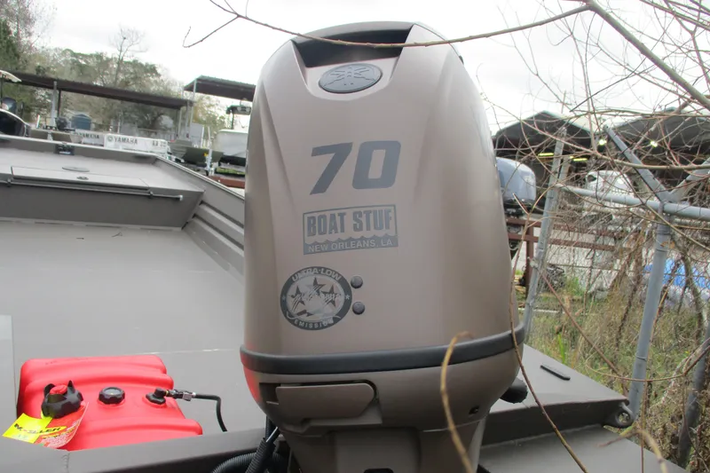 Slide: The Image of 2026 Alweld 1756 Marsh boat with 70 HP engine, New Orleans dealership. - 6