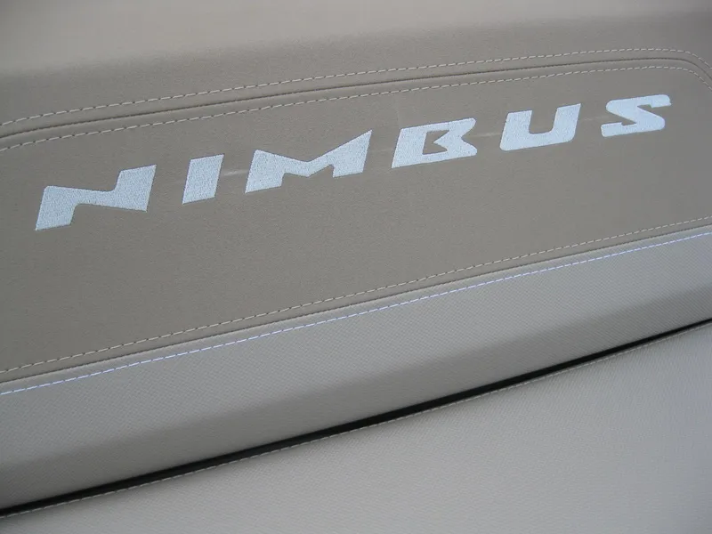 Slide: The Image of 2024 Nimbus T9 logo on beige upholstery - 41