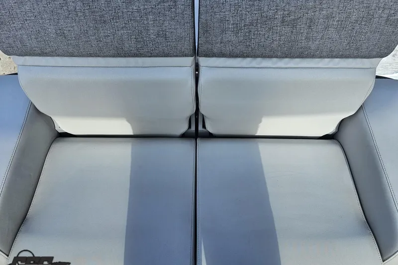 Slide: The Image of 2023 Sea-Doo Switch Cruise 21 seats, featuring gray upholstery and modern design. - 54