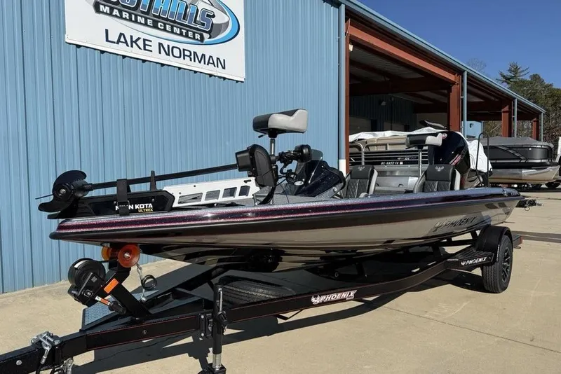 Slide: The Image of 2026 Phoenix 818 Pro boat at Foothills Marine Center, Lake Norman. - 2