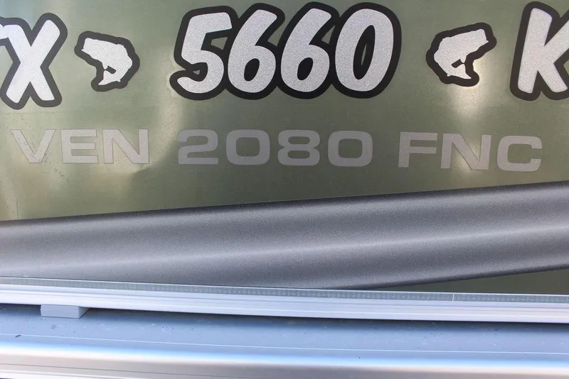 Slide: The Image of 2022 Avalon Venture Fish N Cruise 22 FT boat with "VEN 2080 FNC" marking. - 17
