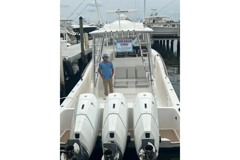 Slide: The Image of 2026 Albemarle 45 Carolinian Fisharound Express boat for sale at marina. - 8