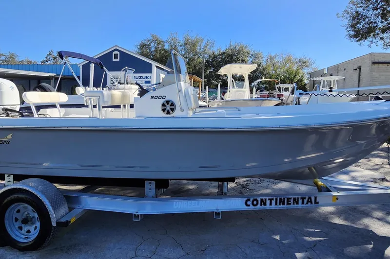 Slide: The Image of 2022 Bulls Bay 2000 boat on Continental trailer, parked outdoors. - 10