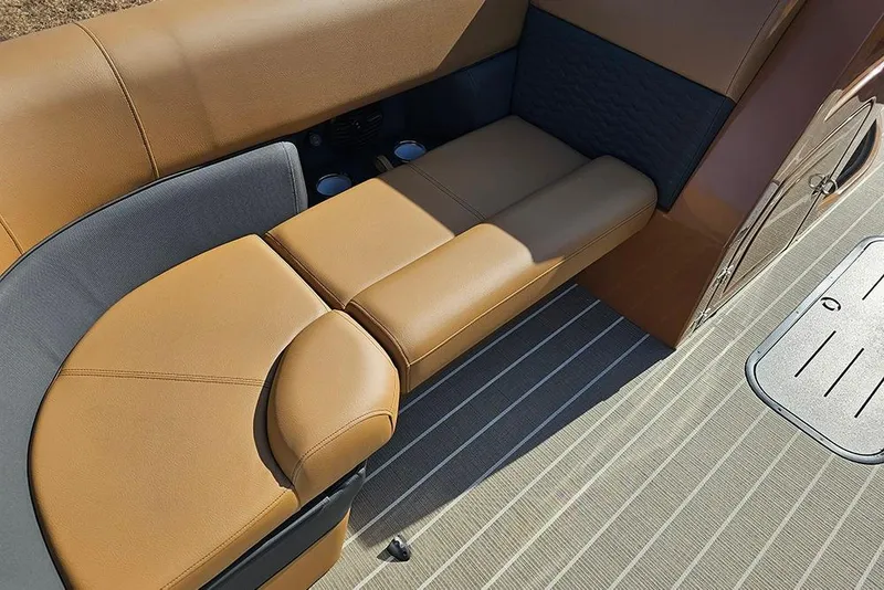 Slide: The Image of Luxurious seating on 2023 Bentley Pontoons 223 Elite Swingback DC boat. - 25