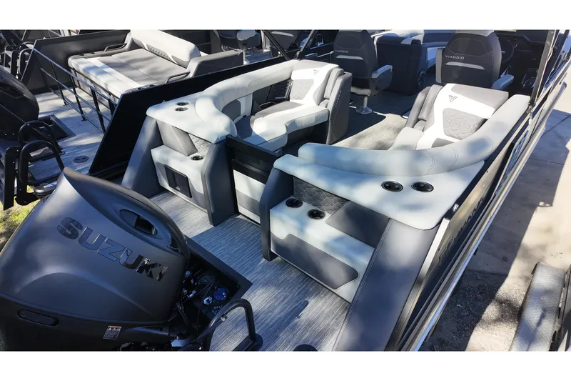Slide: The Image of Luxurious interior of 2026 Viaggio Diamante D22U boat with Suzuki engine. - 5