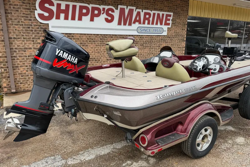 Slide: The Image of 2008 Ranger 188 VX boat with Yamaha VMAX engine at Shipp's Marine. - 7