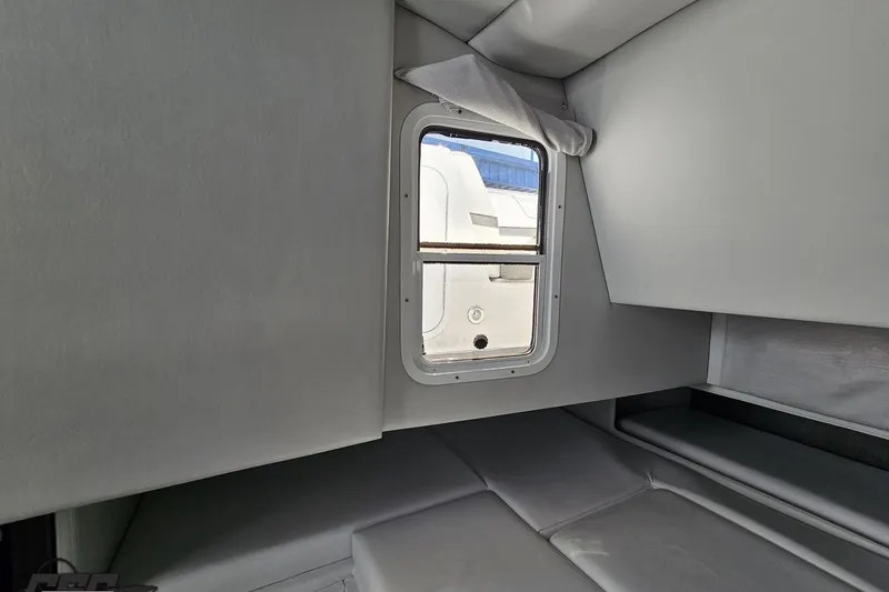 Slide: The Image of Interior cabin of 2020 Formula 330 Crossover Bowrider with window view. - 75