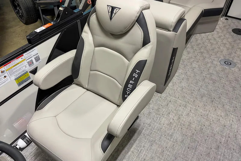 Slide: The Image of Luxurious seating in 2026 Trifecta 24RF LE boat, featuring premium upholstery and ergonomic design. - 8