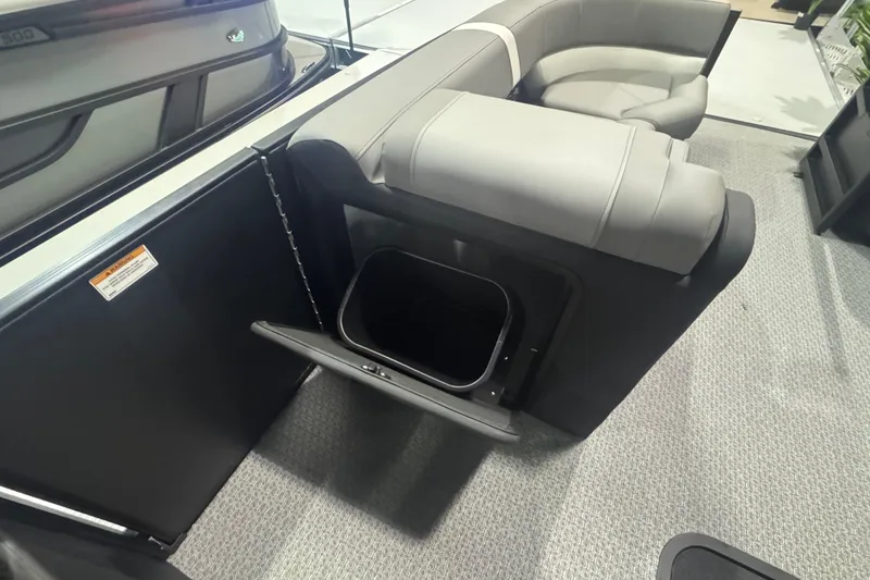 Slide: The Image of Evotti 521QL 2026 seating with integrated storage compartment. - 8