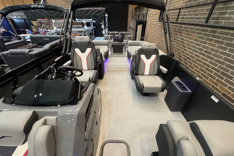 Slide: The Image of 2026 Evotti 725QL luxury boat interior with modern seating and sleek design. - 5