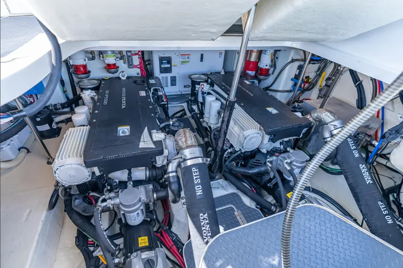 Slide: The Image of Engine room of 2022 Formula 40 Performance Cruiser with Volvo Penta engines. - 48