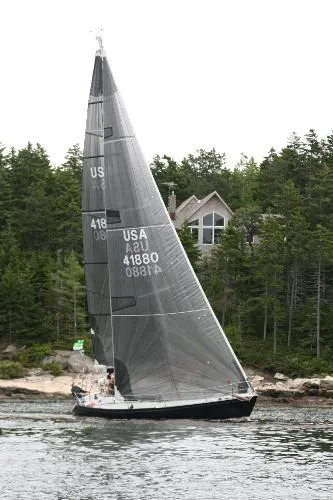 Slide: The Image of Carroll Frers 41 Tall Rig 1988 - 0