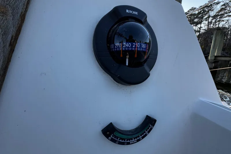 Slide: The Image of Compass on a 1984 O'Day 222 sailboat. - 33