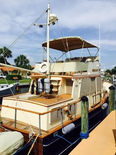 Slide: The Image of Island Gypsy K&H Double Cabin Trawler 1981 - 1