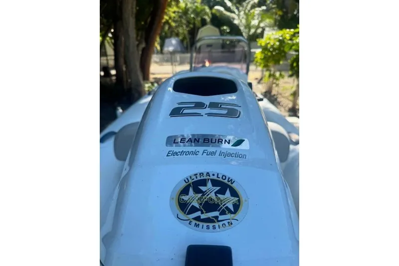 Slide: The Image of 2022 Grand Marine S370 boat with Lean Burn electronic fuel injection, ultra-low emission. - 7