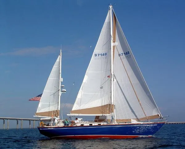 Slide: The Image of Mason 53 Cutter Ketch 1982 - 0