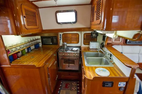 Slide: The Image of Mason 53 Cutter Ketch 1982 - 10