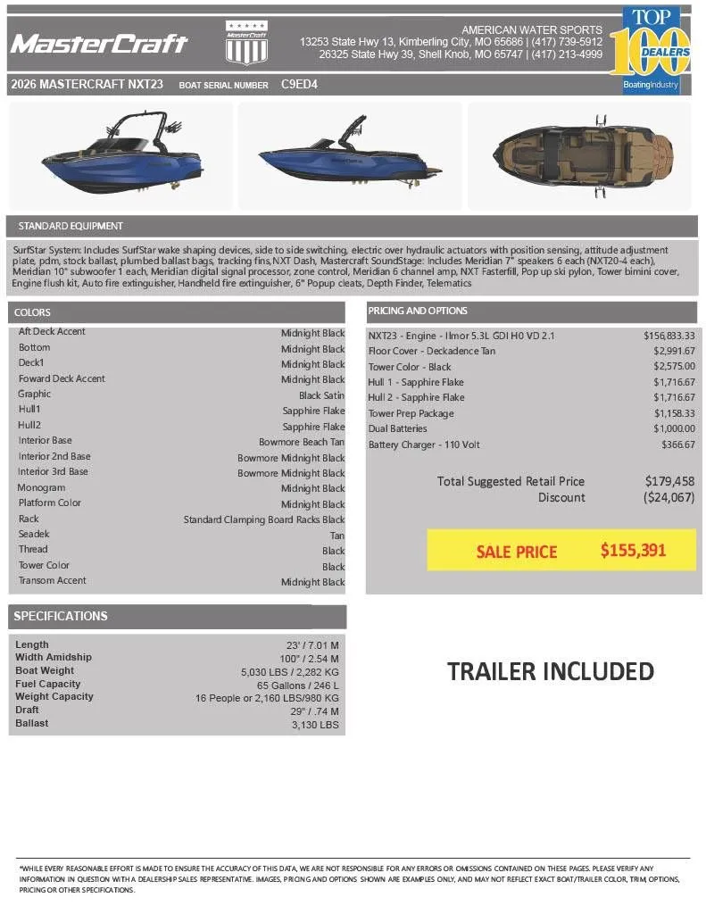 Slide: The Image of MasterCraft NXT23 2026 - 52