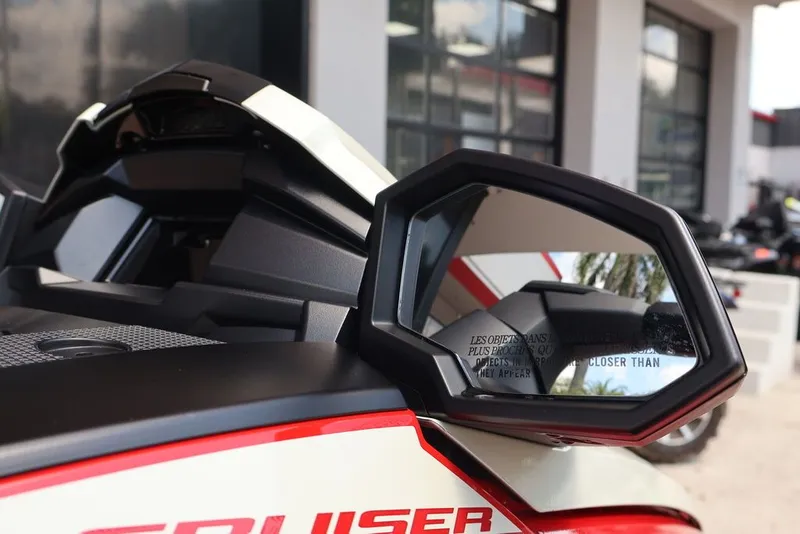 Slide: The Image of 2026 Yamaha VX Cruiser® with Audio, rearview mirror view. - 12
