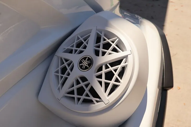 Slide: The Image of 2026 Yamaha WaveRunners VX-C® speaker close-up. - 6