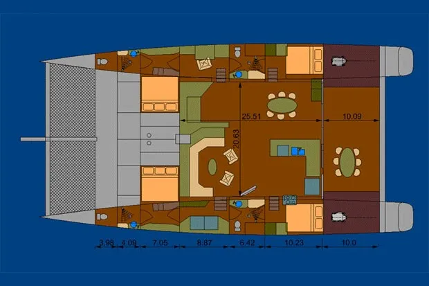 Slide: The Image of Constellation 70 Luxury Catamaran Sailing Yacht 2014 - 3