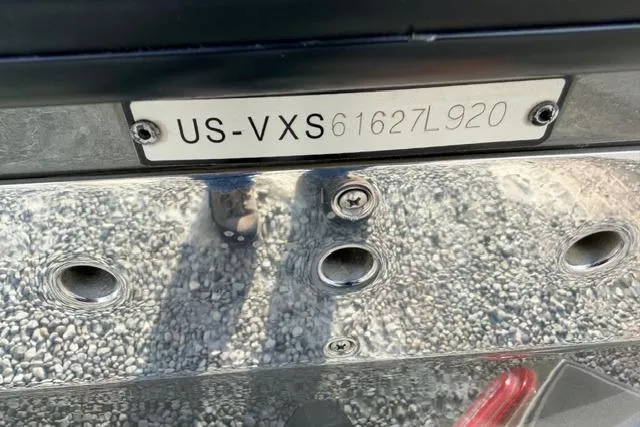 Slide: The Image of 2020 Vexus VX20 boat identification plate with serial number. - 4