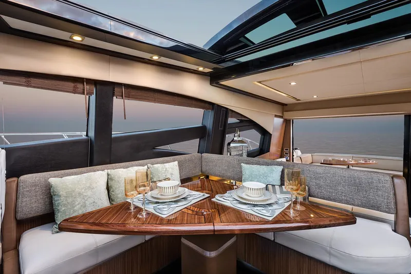 Slide: The Image of Manufacturer Provided Image: 2016 Sea Ray L590 yacht interior layout with bedrooms, bathrooms, and engine room. - 6