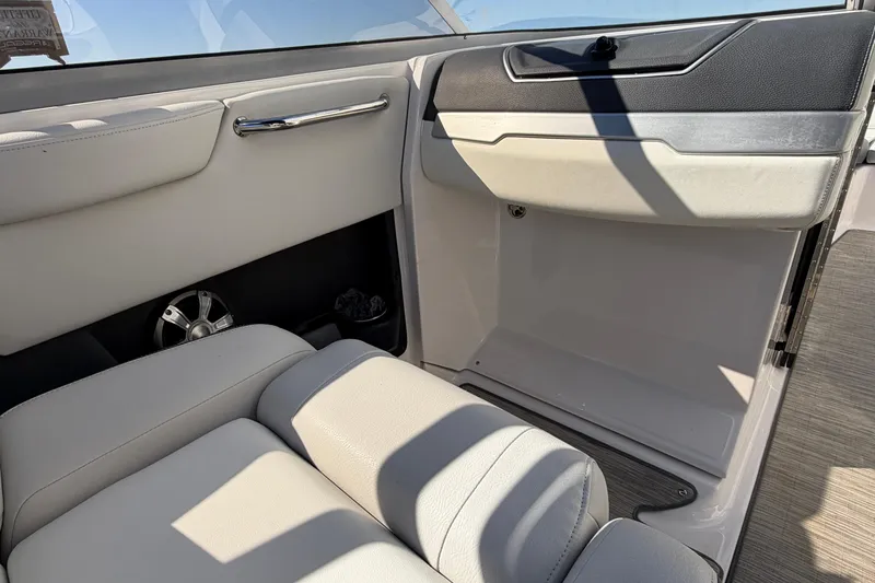 Slide: The Image of 2017 Regal 2700 ES Bowrider interior with sleek seating and modern design. - 15
