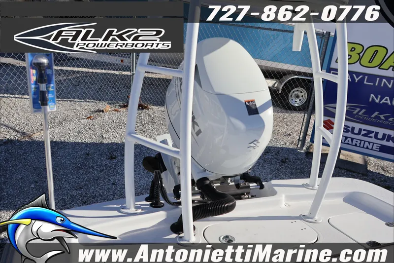 Slide: The Image of 2026 ALK2 Powerboats 17HS with Suzuki engine at Antonietti Marine dealership. - 9